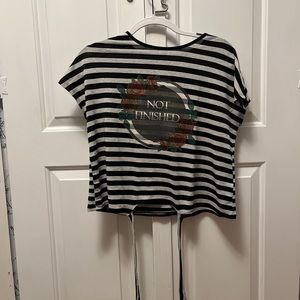 Stripped graphic T-Shirt